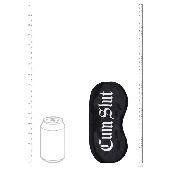 Ouch! - “Cum Slut” Satin Eye Mask (Black)