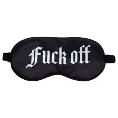 Ouch! - “Fuck Off” satin eye mask (black)