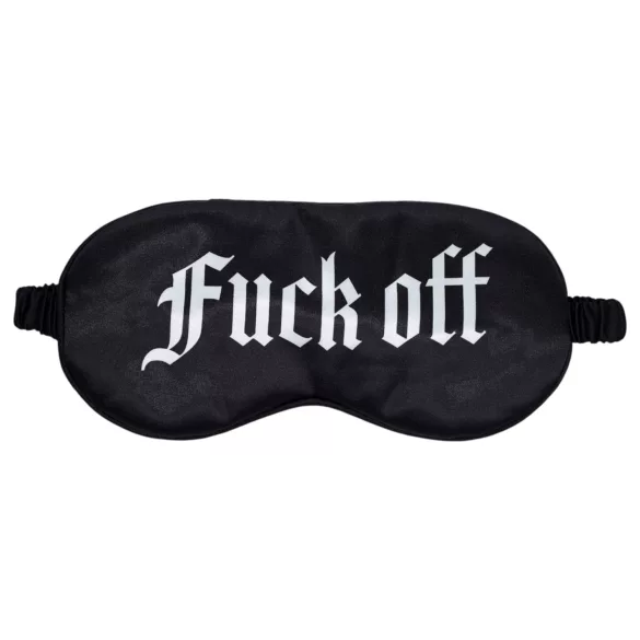 Ouch! - “Fuck Off” satin eye mask (black)