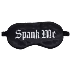 Ouch! - “Spank Me” satin eye mask (black)