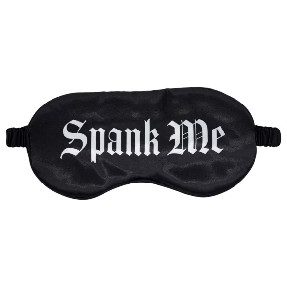 Ouch! - “Spank Me” satin eye mask (black)