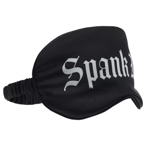 Ouch! - “Spank Me” satin eye mask (black)