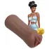XKIN Beauty Queen Lulu - lifelike pussy masturbator (dark natural)