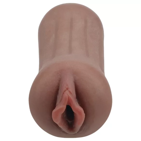 XKIN Beauty Queen Lulu - lifelike pussy masturbator (dark natural)