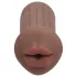 XKIN - artificial mouth masturbator - S (dark natural)