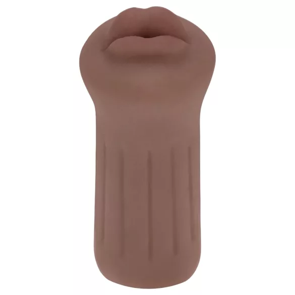 XKIN - artificial mouth masturbator - S (dark natural)