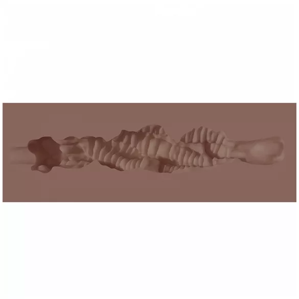 XKIN - artificial mouth masturbator - S (dark natural)