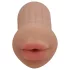 XKIN - artificial mouth masturbator - S (dark natural)