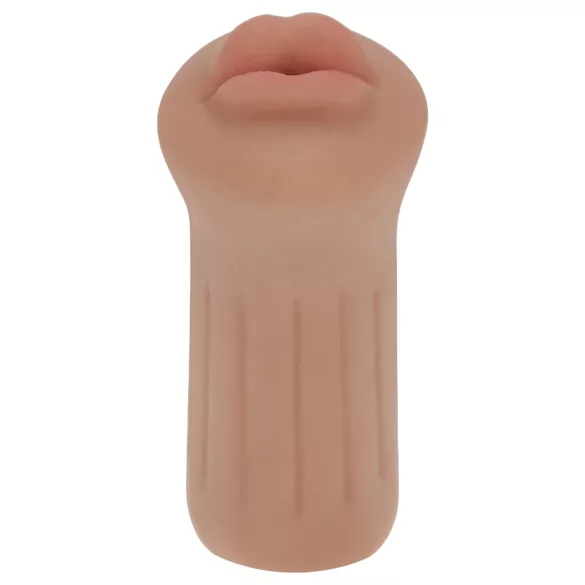 XKIN - artificial mouth masturbator - S (dark natural)