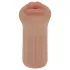 XKIN - artificial mouth masturbator - S (dark natural)