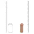 XKIN - artificial mouth masturbator - S (dark natural)