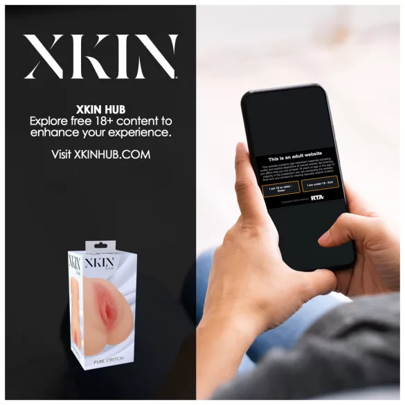 XKIN - realistic vagina masturbator - L (natural)