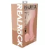 RealRock - dual-density realistic vibrator (flesh-coloured) - 18 cm