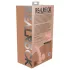 RealRock - dual-density realistic vibrator (flesh-coloured) - 18 cm