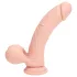 RealRock - Dual-Density Realistic Vibrator (Flesh-Coloured) - 20 cm