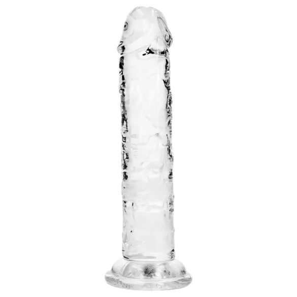 RealRock - lifelike dildo with suction cup (clear) - 12.7 cm