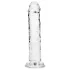 RealRock - lifelike dildo with suction cup (clear) - 12.7 cm