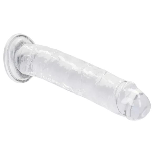 RealRock - lifelike dildo with suction cup (clear) - 12.7 cm