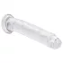 RealRock - lifelike dildo with suction cup (clear) - 12.7 cm