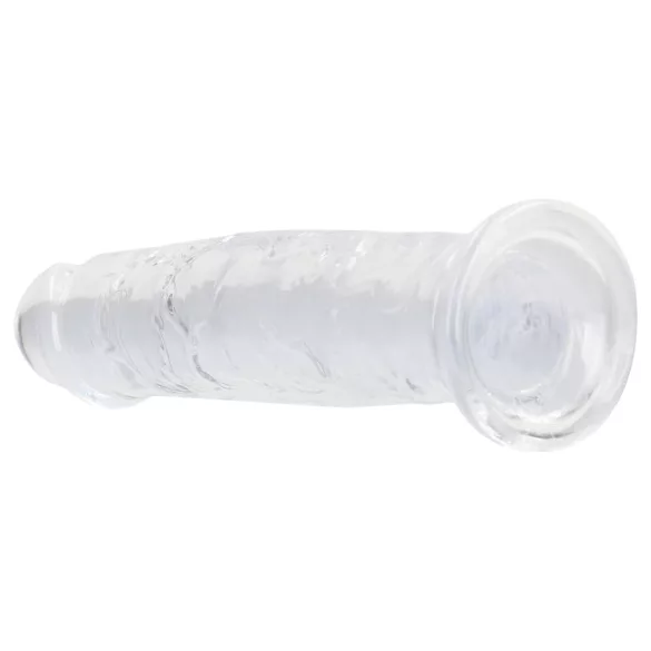 RealRock - lifelike dildo with suction cup (clear) - 12.7 cm
