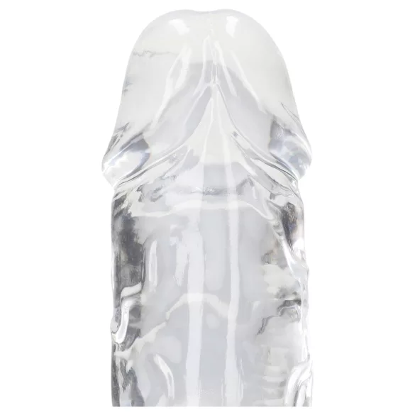 RealRock - lifelike dildo with suction cup (clear) - 12.7 cm
