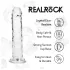 RealRock - lifelike dildo with suction cup (clear) - 12.7 cm