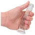 RealRock - lifelike dildo with suction cup (clear) - 12.7 cm