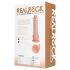 REALROCK - Suction Cup Vibrator - Natural (20.5cm)