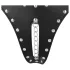 Ouch! - studded chastity thong with chain (black)