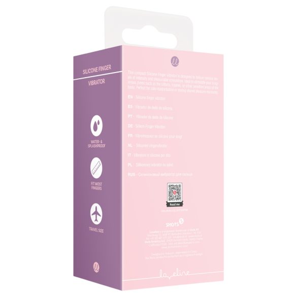 Loveline - Ribbed Finger Vibrator (Pink)