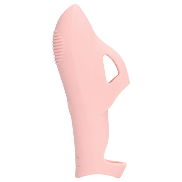 Loveline - Ribbed Finger Vibrator (Pink)