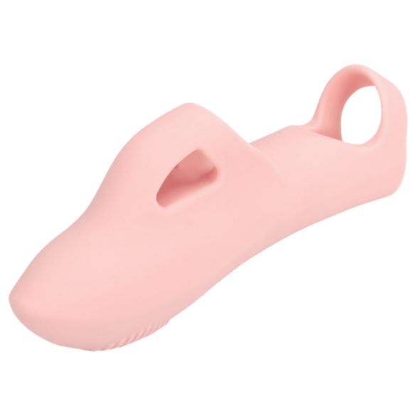 Loveline - Ribbed Finger Vibrator (Pink)