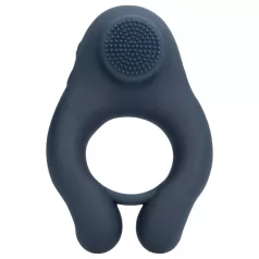   Loveline - Vibrating Penis Ring with Clitoral Stimulator (Gray)