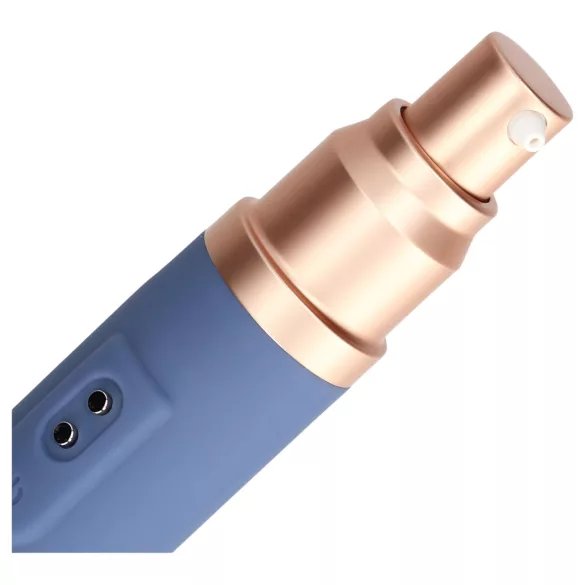 Loveline Travel - Rechargeable Vibrator with Lubricant Reservoir (Pastel Blue)