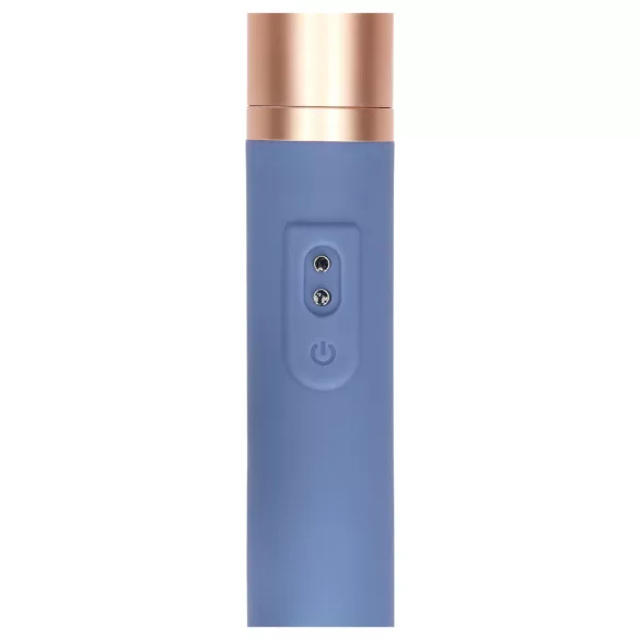 Loveline Travel - Rechargeable Vibrator with Lubricant Reservoir (Pastel Blue)