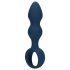 Loveline - Small Blue Anal Plug with Ring Handle