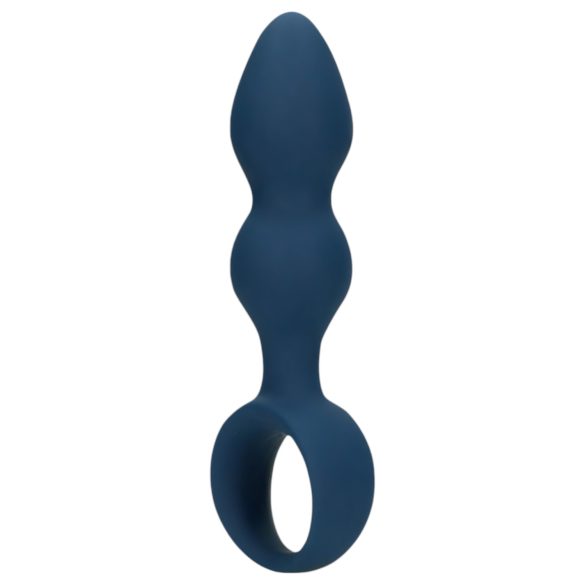 Loveline - Blue Ringed Anal Dildo - Medium Size