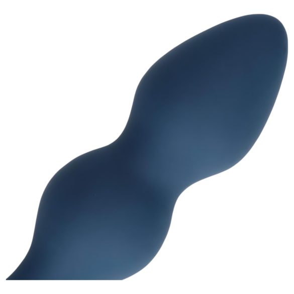 Loveline - Blue Ringed Anal Dildo - Medium Size
