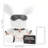 Bondage Rabbit - BDSM Bunny (white)