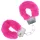 Ouch! - Pink Plush Handcuffs