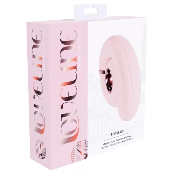 Loveline Pearls - Beaded G-Spot Vibrator (Pink)