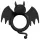 S-Line - Bat-Themed Black Penis Ring