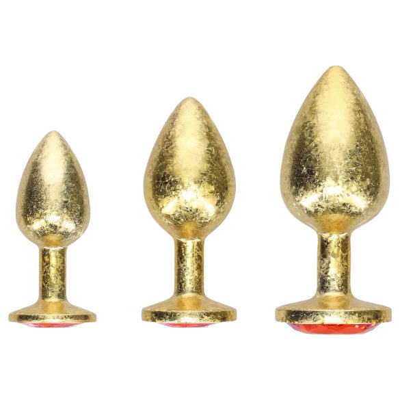 Ouch! - Gold Anal Plug Set