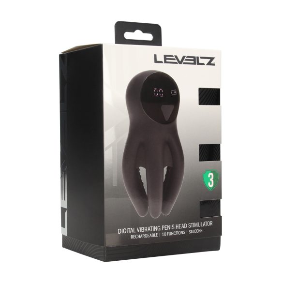 Levelz - Digital Acorn Vibrator (Black)