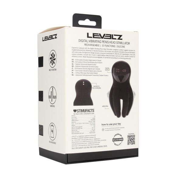 Levelz - Digital Acorn Vibrator (Black)