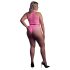 Ouch! - Glow-in-the-Dark Lingerie Set (Pink)