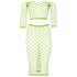 Ouch! - Neon Green Glow-in-the-Dark Skirt & Top Set
