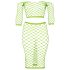 Ouch! - Neon Green Glow-in-the-Dark Skirt & Top Set