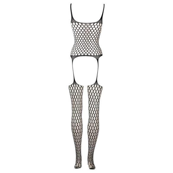 Le Désir - Polka Dot Mesh Set (Black) - Sizes S-XL