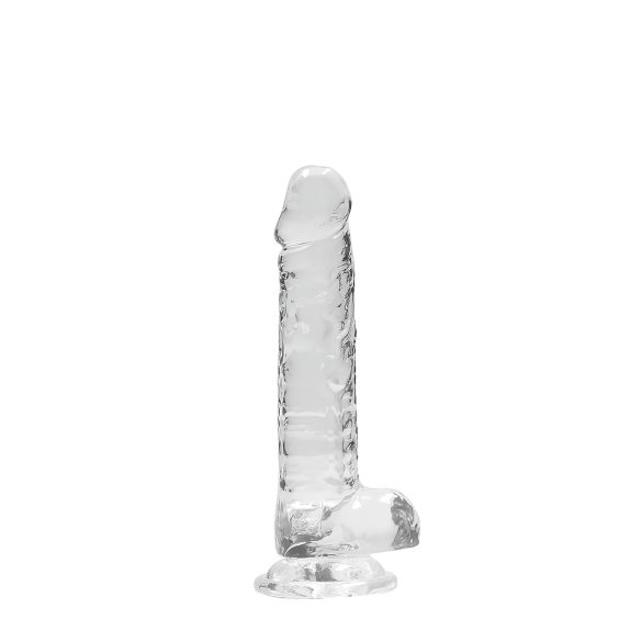 REALROCK - Clear Lifelike Dildo - Transparent (17cm)